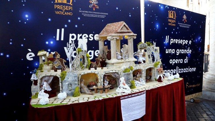 Il presepe "Luce di redenzione" alla mostra 100 Presepi in Vaticano