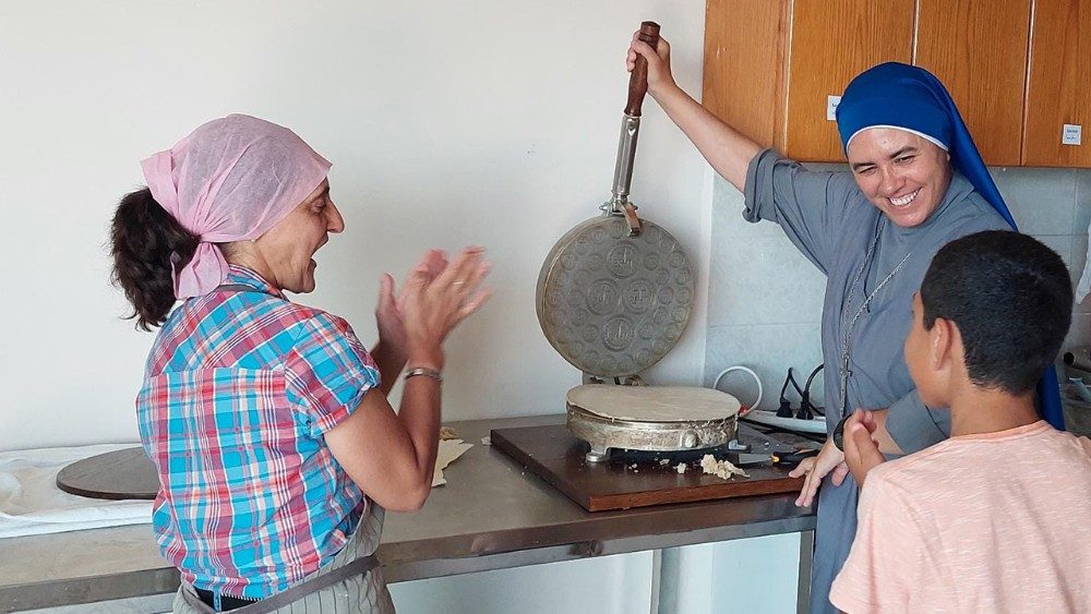 Il laboratorio di ostie a Betlemme