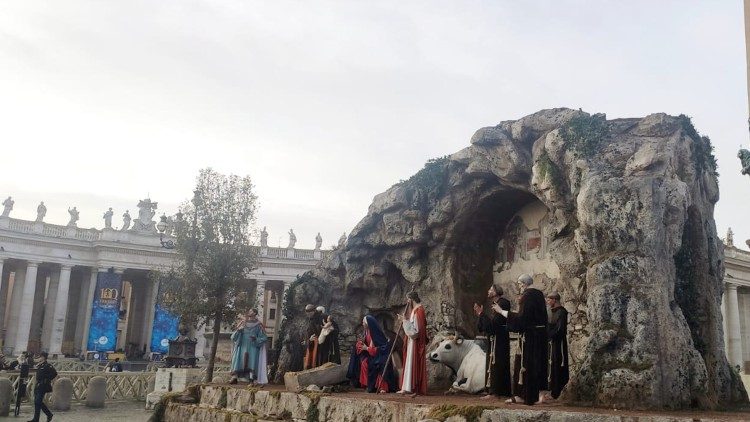Veduta del presepe 